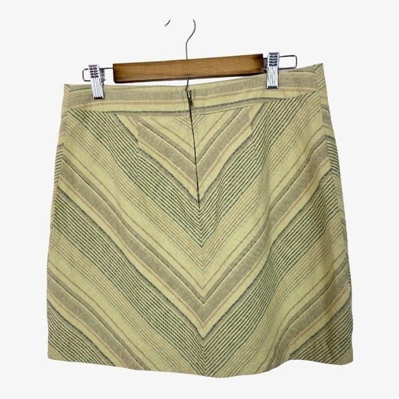 Free People Yours Truly Striped Linen Blend Mini Skirt - Picture 5 of 9